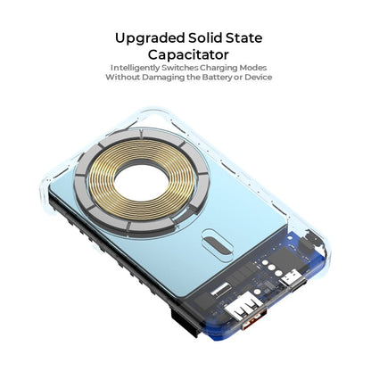 Avelena | Drahtlose Powerbank für das Handy - 10K mAh Magnetischer tragbarer Ladegerät