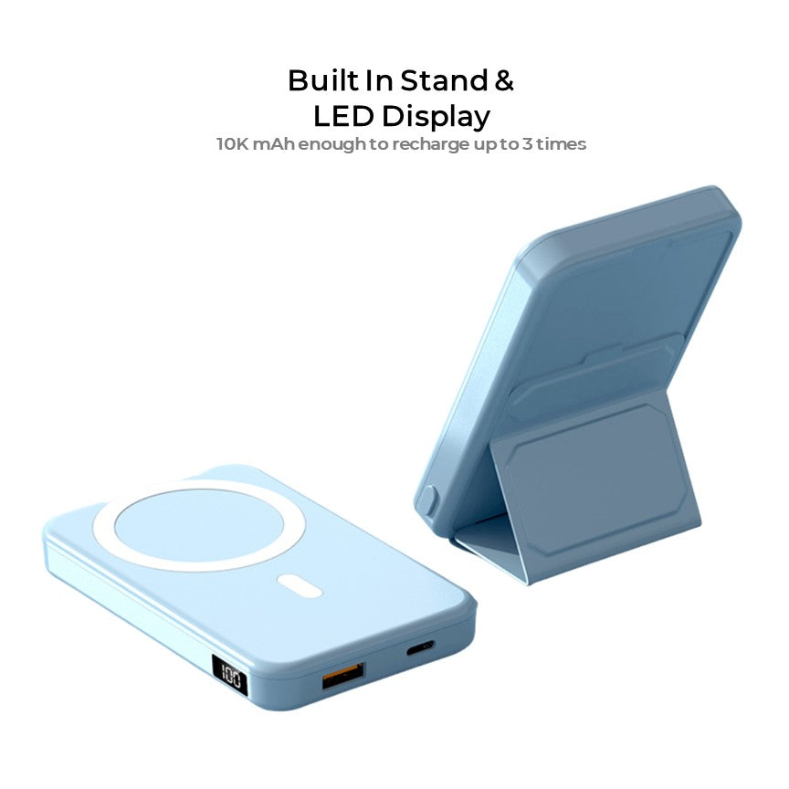 Avelena | Drahtlose Powerbank für das Handy - 10K mAh Magnetischer tragbarer Ladegerät