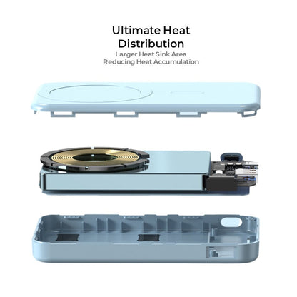 Avelena | Drahtlose Powerbank für das Handy - 10K mAh Magnetischer tragbarer Ladegerät