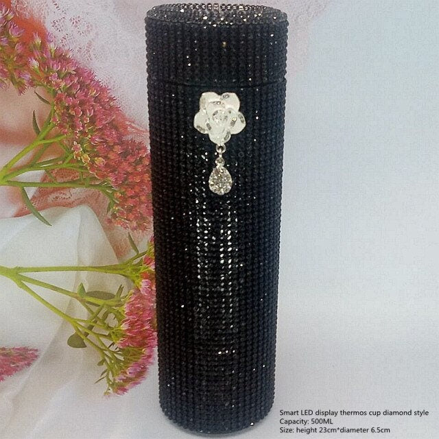 Avelena | Smart Bottle Thermos I Smarte Temperaturanzeige Zirkonia Vakuumflasche 500 ML