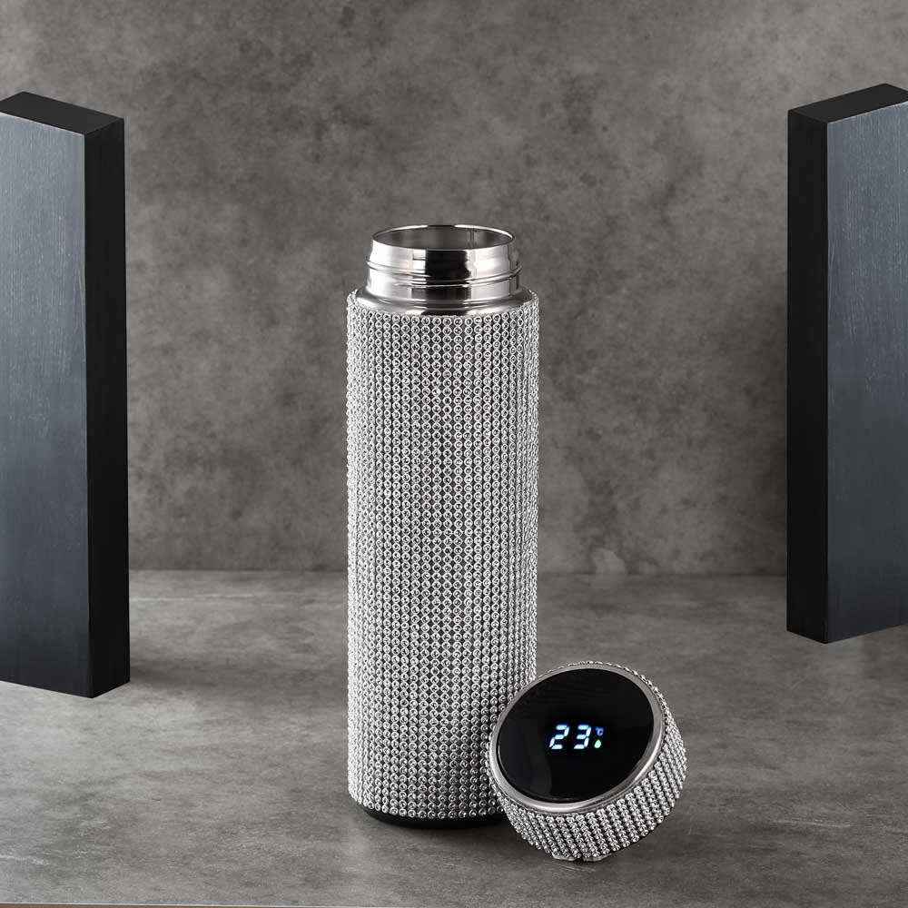 Avelena | Smart Bottle Thermos I Smarte Temperaturanzeige Zirkonia Vakuumflasche 500 ML