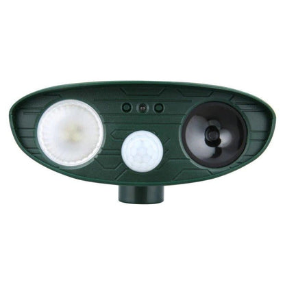 Avelena | Solar-powered ultrasonic rabbit repeller with flashing light – Effective pest control for gardens and yards