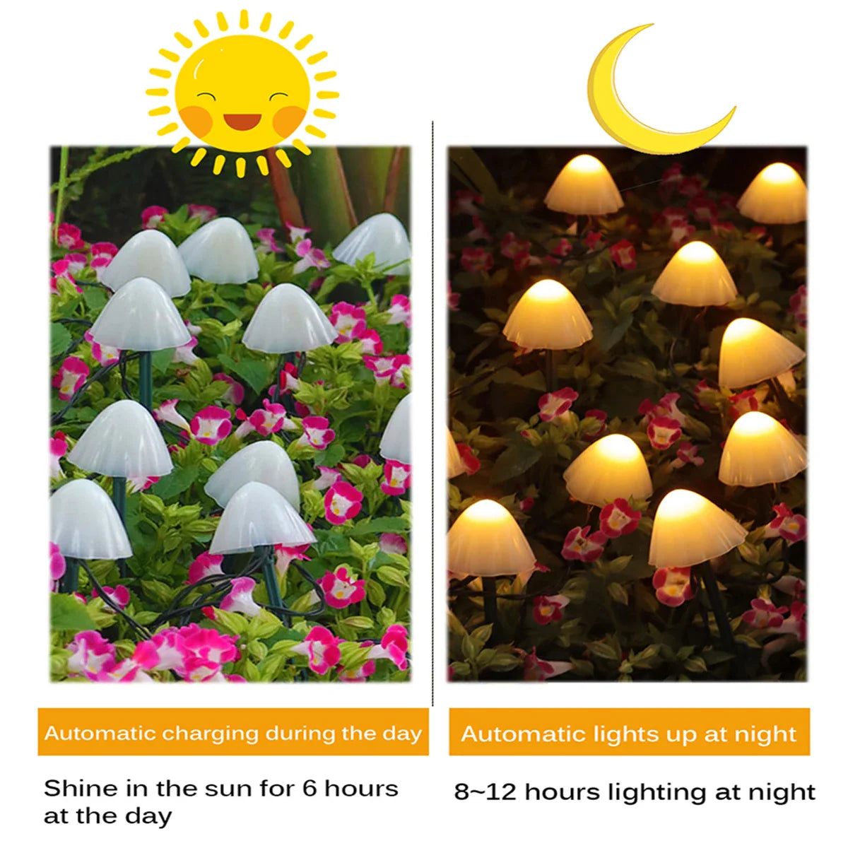 Avelena | Sonnenblumen Lichterketten für Außen Dekor