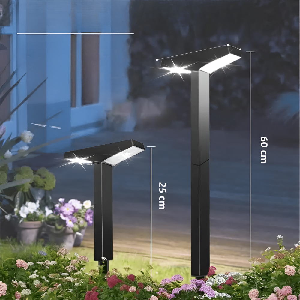 Avelena | SolaraPath – Outdoor-Solar-Weglichter mit Dualbeleuchtungsmodi und wetterfestem Design