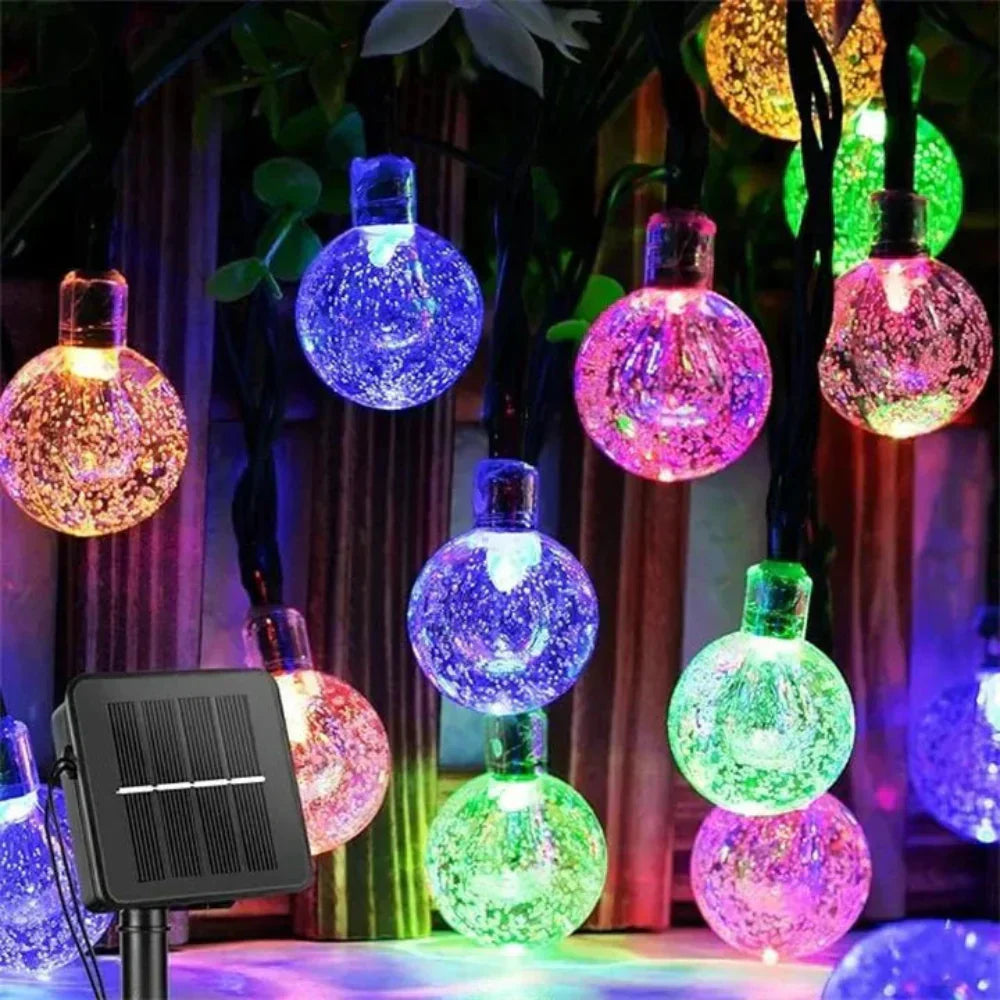 Avelena | Solaria Outdoor Solar Fairy Lights – Wasserdichte LED Gartenlichterkette (9,5 m)