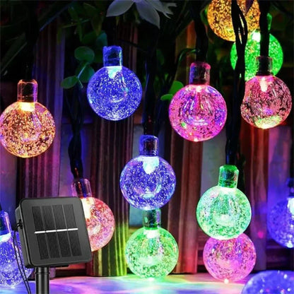 Avelena | Solaria Outdoor Solar Fairy Lights – Wasserdichte LED Gartenlichterkette (9,5 m)