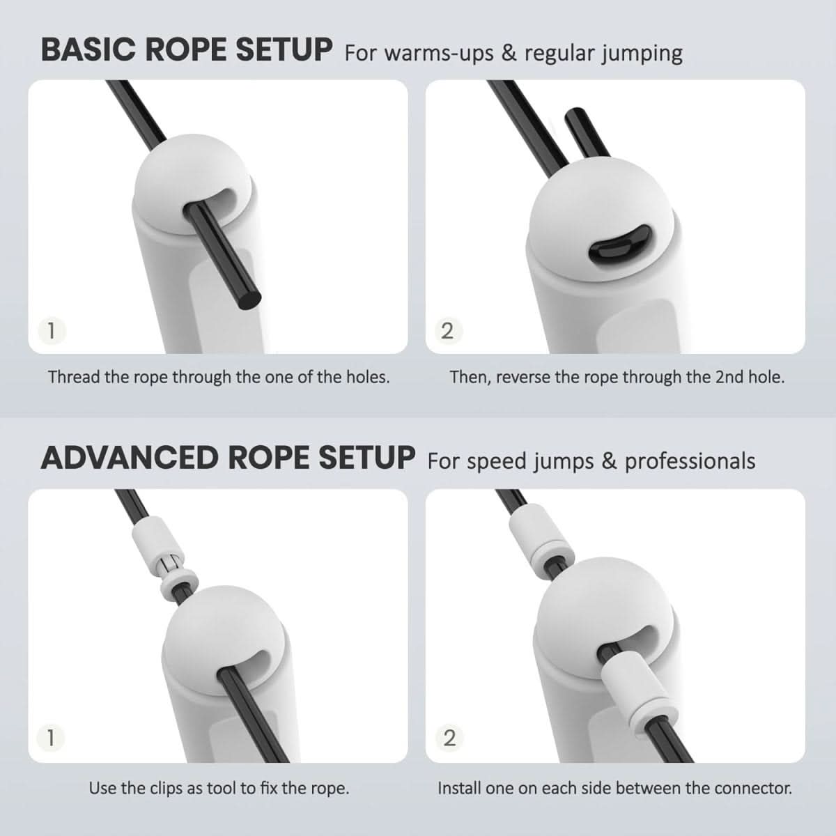 Avelena | Digitales Sprungseil mit Kalorienzähler & einstellbarer Länge