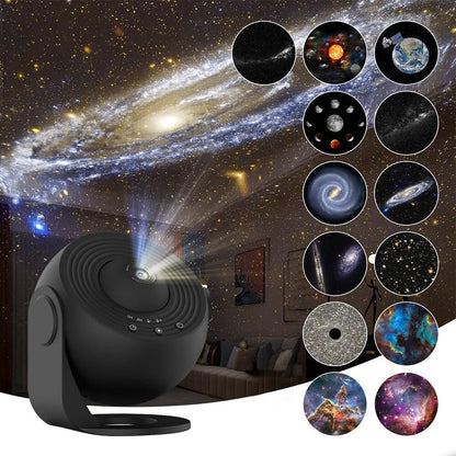Avelena | SkyFlick Sternenhimmel Projektor | Planetarium Galaxie Lampe | 13 HD-Galaxien & Geräuschlos | USB-Betrieb
