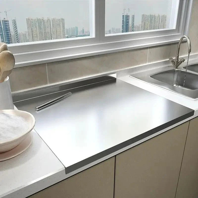 Avelena | Edelstahl Schneidebrett - Hygienisches Küchenbrett