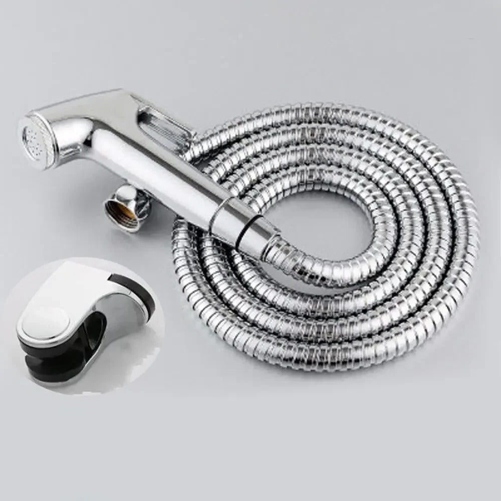 Avelena | Edelstahl Handheld Bidet Sprayer Set | Einstellbarer Druck, Selbstreinigende Düse & Ideal für persönliche Hygiene und Reinigung von Haustieren