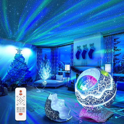 Avelena | Sternprojektor, Galaxy-Projektor für Schlafzimmer, Fernbedienung & Weißes Geräusch Bluetooth Lautsprecher