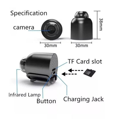 Avelena | StealthCam | Kompaktes Überwachungskamera mit 1080P HD-Auflösung