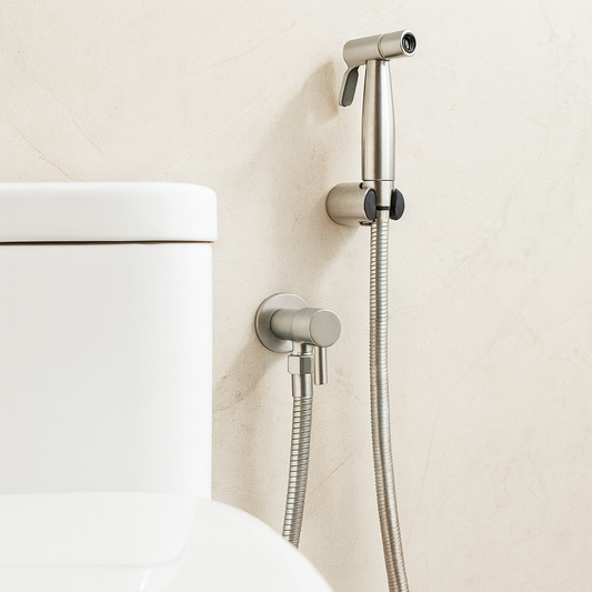 Avelena | Edelstahl Bidet Sprayer AquaNova – Hygienische Toilettendusche mit Wandhalterung