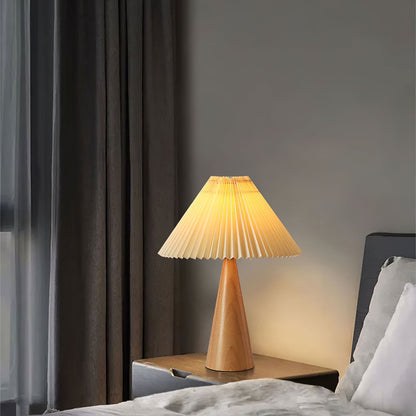 Avelena | AntiqueRadiance – Elegante Holz- und Metalltischlampe