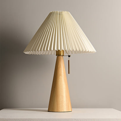 Avelena | AntiqueRadiance – Elegante Holz- und Metalltischlampe