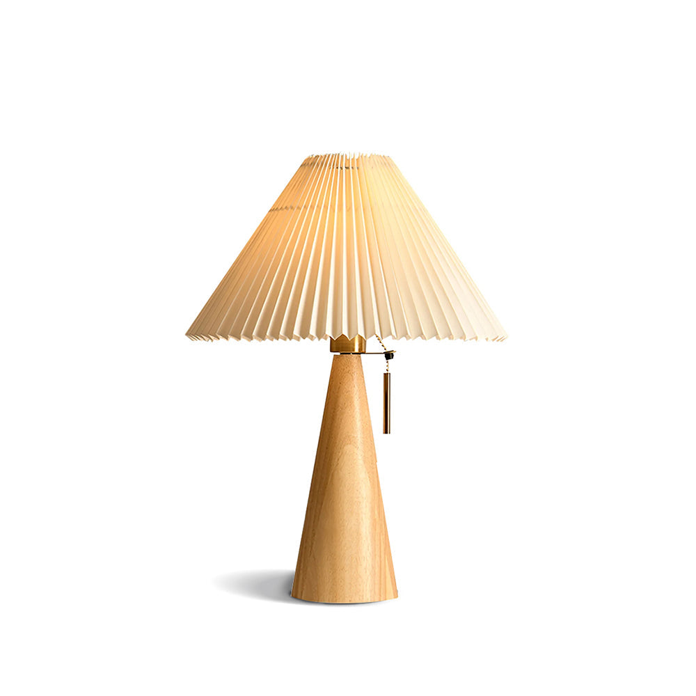 Avelena | AntiqueRadiance – Elegante Holz- und Metalltischlampe