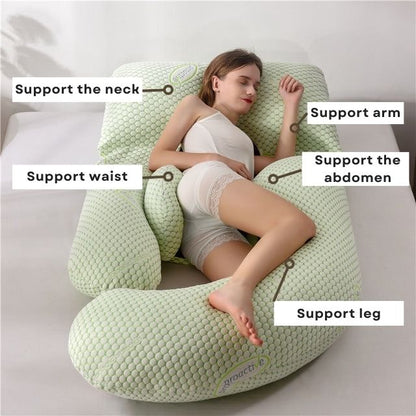 Avelena | ComfortWave | Schwangerschaftskissen – Ergonomische Unterstützung für den ganzen Körper