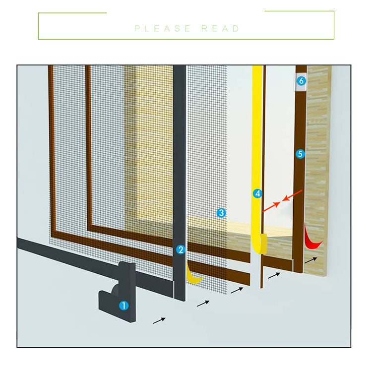 Avelena | DIY Fenster mit Magnetgitter