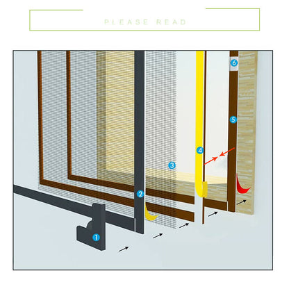 Avelena | DIY Fenster mit Magnetgitter
