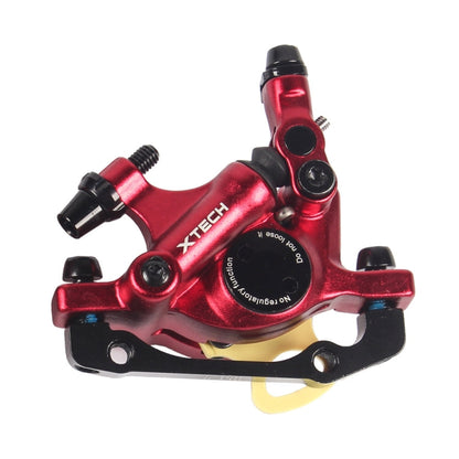 Avelena | ZOOM HB100 Mountainbike Hydraulik Bremssattel Klappfahrrad Kabelzug Hydraulik Scheibenbremssattel, Stil:Vorne(Rot)