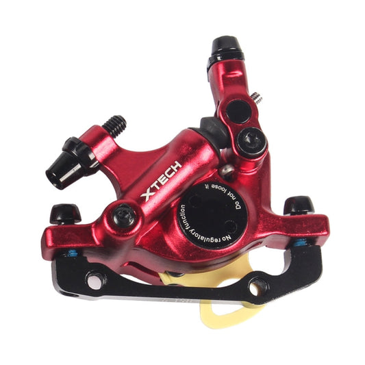 Avelena | ZOOM HB100 Mountainbike Hydraulik Bremssattel Klappfahrrad Kabelzug Hydraulik Scheibenbremssattel, Stil:Vorne(Rot)