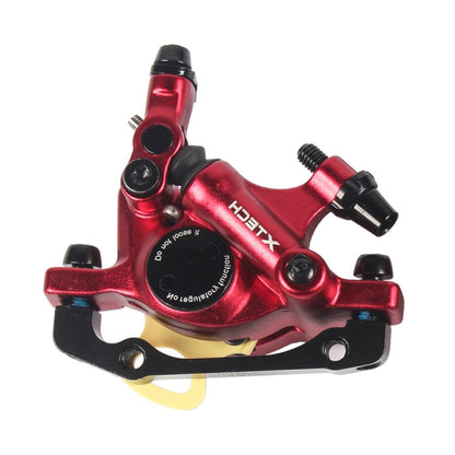 Avelena | ZOOM HB100 Mountainbike Hydraulik Bremssattel Klappfahrrad Kabelzug Hydraulik Scheibenbremssattel, Stil:Vorne(Rot)