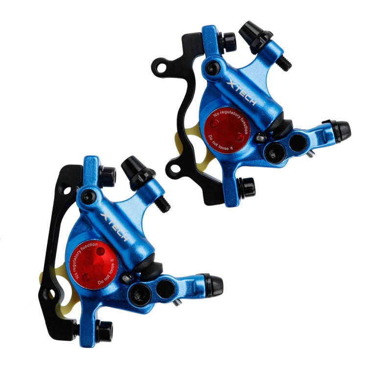 Avelena | ZOOM HB100 Mountainbike Hydraulik Brake Caliper Folding Bike Kabelzug Hydraulik Scheibenbremszange, Stil: Vorn und Hinten (Blau)