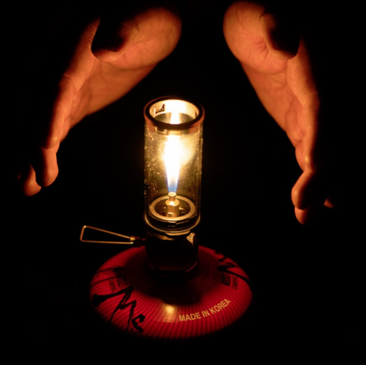Avelena | BRS-55 Outdoor Camping Beleuchtung Mini Steam Light Zelt Gas Kernlose Kerze Licht