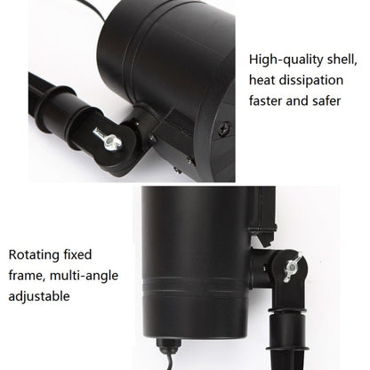Avelena | 30W Fernbedienung Außen wasserdicht Laserlicht Garten Dekoration Rasenlampe, grünes Licht + rotes Licht (UK-Stecker)