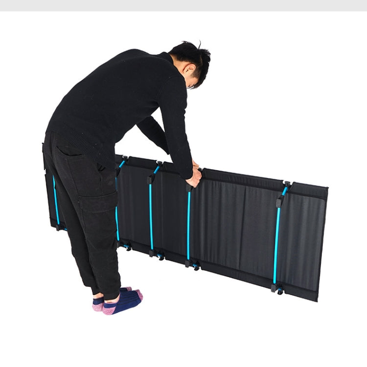 Avelena | CLS Outdoor Leichtgewicht Klappbett Camping Einfaches Freizeitbett (Schwarz)