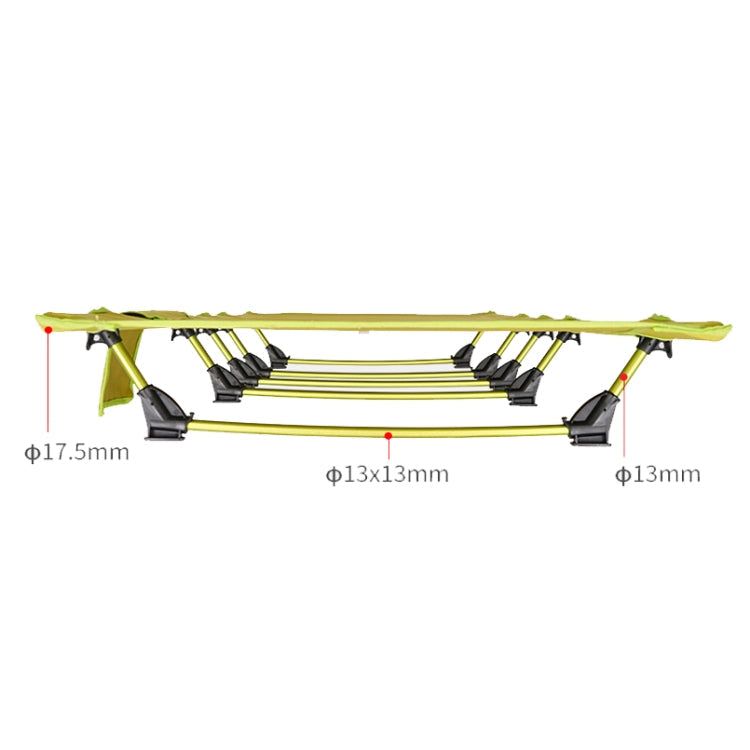 Avelena | CLS Outdoor Leichtgewicht Faltbett Camping Einfaches Freizeitbett (Grau)