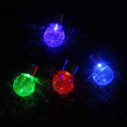 Avelena | 12 PCS Knackball Solar-Kronleuchter Außen Garten Innenhof Ferien Dekorationslicht mit Clip (Warmweißes Licht)