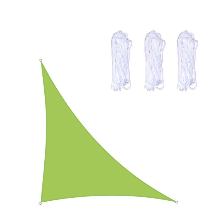 Avelena | Dreieckiger Outdoor-Garten-Sonnenschirmsegel wasserdicht Anti-UV Markise, Größe: 3m x 3m x 4,3m (Grün)