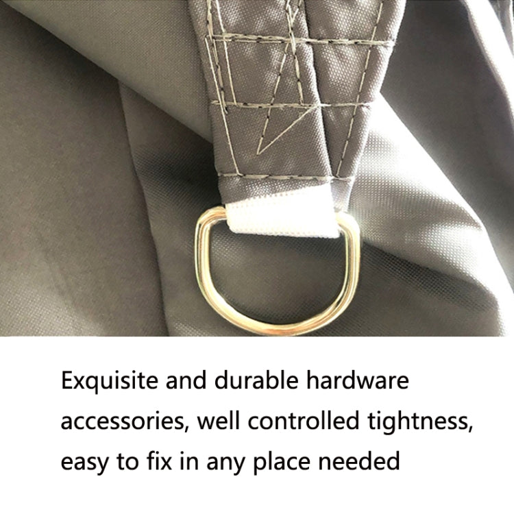 Avelena | Dreieckiger Outdoor-Garten-Sonnenschirmsegel Wasserdicht Anti-UV Markise, Größe: 3m x 3m x 4.3m (See Blau)