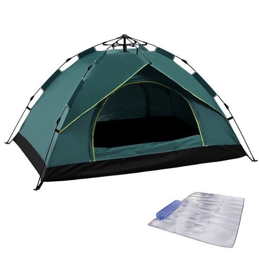 Avelena | TC-014 Outdoor Strand Reise Camping Automatische Feder Multi-Personen Zelt Für 2 Personen (Grün+Matte)