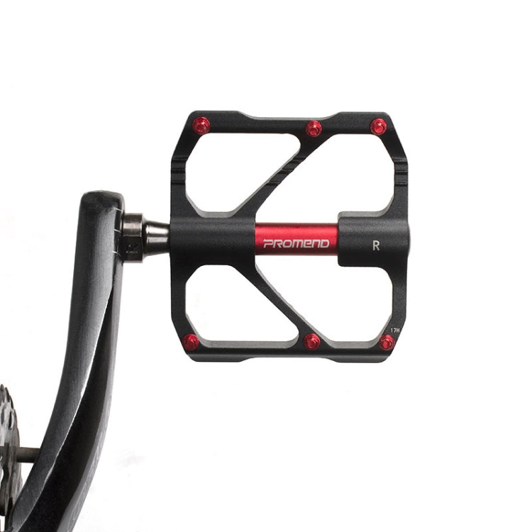Avelena | 1 Paar PROMEND Mountainbike Rennrad Fahrrad Aluminium Pedale (PD-R87 Schwarz)