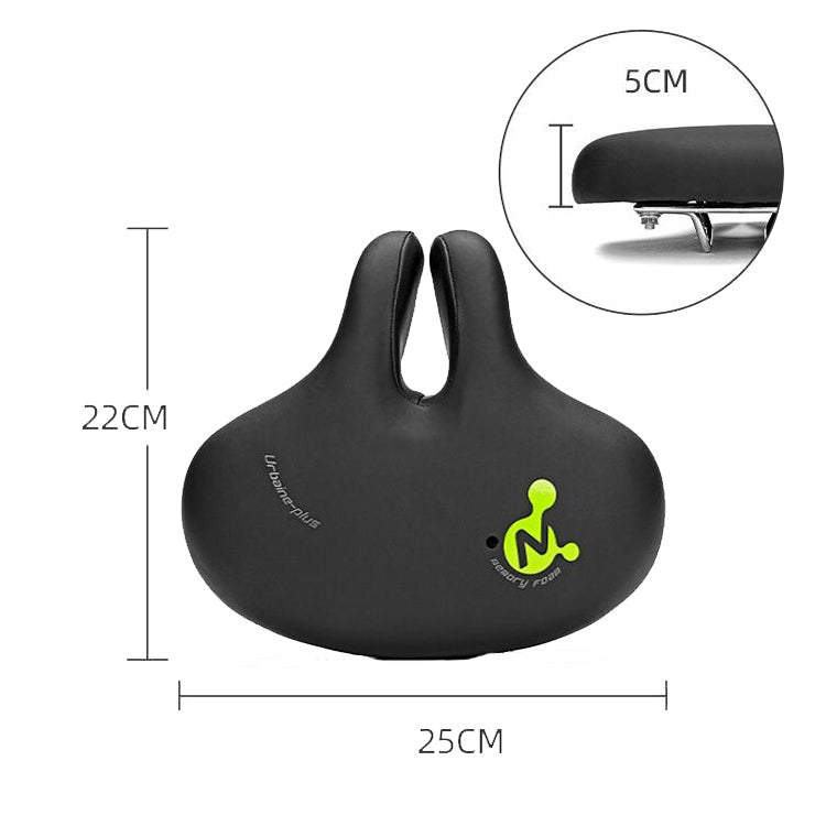 Avelena | Bike No Nasal Sitz Mountainbike Sattel Bequeme Stoßdämpfung Fahrrad Outdoor Fahrrad Zubehör Sattel( Schwarz)