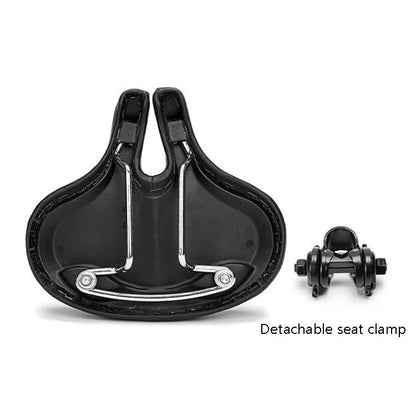Avelena | Bike No Nasal Sitz Mountainbike Sattel Bequeme Stoßdämpfung Fahrrad Outdoor Fahrrad Zubehör Sattel( Schwarz)