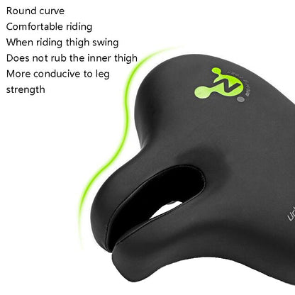 Avelena | Bike No Nasal Sitz Mountainbike Sattel Bequeme Stoßdämpfung Fahrrad Outdoor Fahrrad Zubehör Sattel( Schwarz)