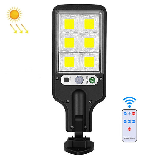 Avelena | Solar Straßenbeleuchtung LED Körpererkennung Gartenlicht, Spezifikation: 616B-72 COB mit Fernbedienung