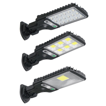 Avelena | Solar Straßenbeleuchtung LED Körpererkennung Gartenlicht, Spezifikation: 616B-72 COB mit Fernbedienung