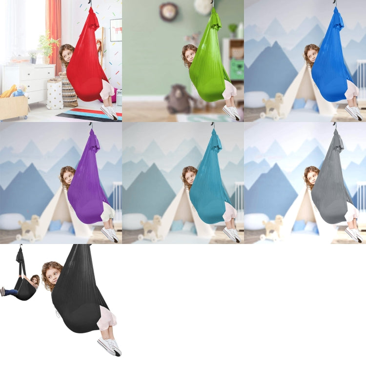 Avelena | Kinder Elastische Hängematte Indoor Outdoor Schaukel, Größe: 1.5x2.8m (Rot)