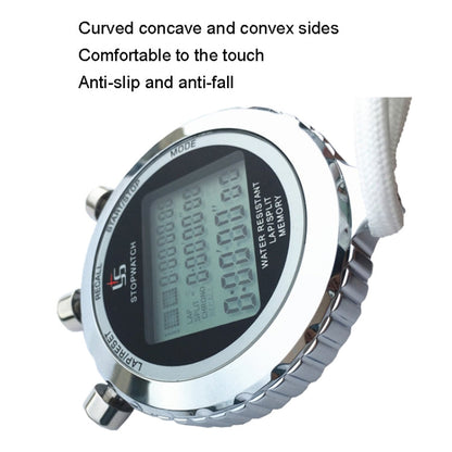 Avelena | YS Metall Stoppuhr 3 Reihen Anzeige Lauftraining Elektronische Timer, Stil: YS-510 10 Erinnerungen