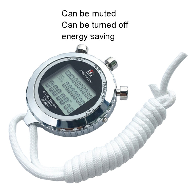 Avelena | YS Metall Stoppuhr 3 Reihen Anzeige Lauftraining Elektronische Timer, Stil: YS-5100 100 Speicher