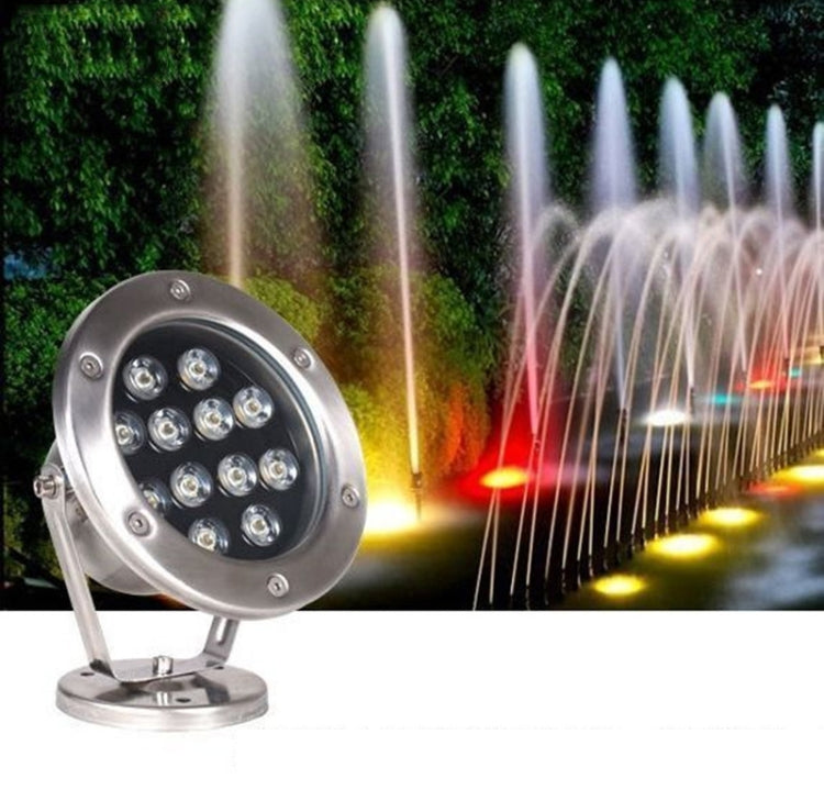 Avelena | LED Unterwasserlicht Pool Fisch Teich Brunnen Wasserdicht Landschaftslicht 18W(Gelb)