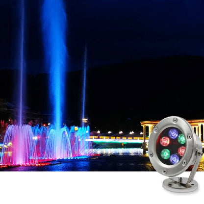 Avelena | LED Unterwasserlicht Pool Fisch Teich Brunnen Wasserdicht Landschaftslicht 18W(Gelb)