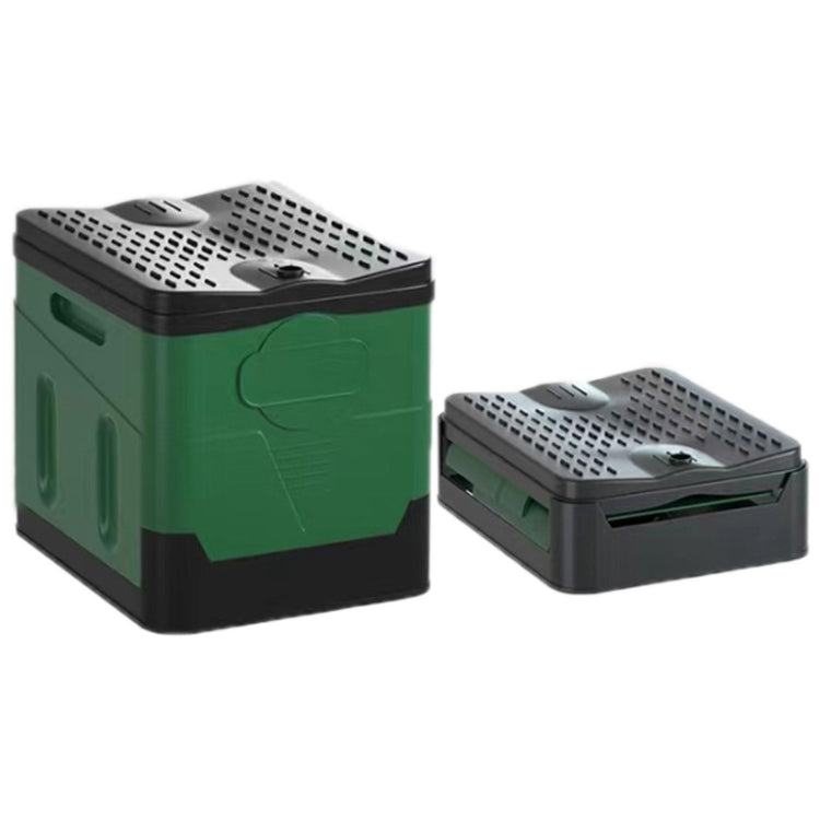 Avelena | Auto Klapp Tragbare Toilette Outdoor Notfall Mobile Toilette (Armeegrün)