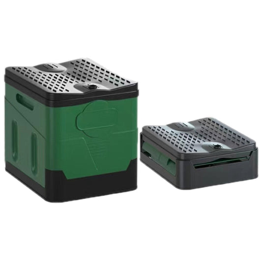 Avelena | Auto Klapp Tragbare Toilette Outdoor Notfall Mobile Toilette (Armeegrün)