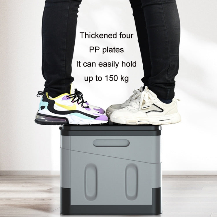 Avelena | Auto Faltbare tragbare Toilette Outdoor Notfall Mobile Toilette (Dunkelgrau)