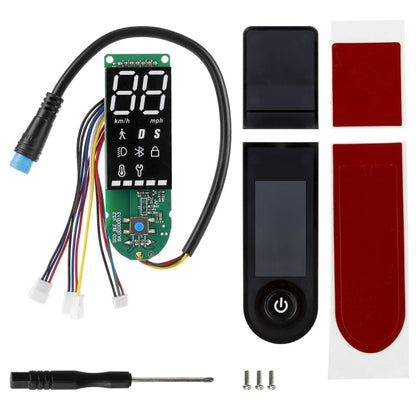 Avelena | Für Xiaomi Electric Scooter Pro/Pro 2/1S Vierdraht-Doppelbremse Bluetooth-Board-Set, Spezifikation: Mit Schalterpanel